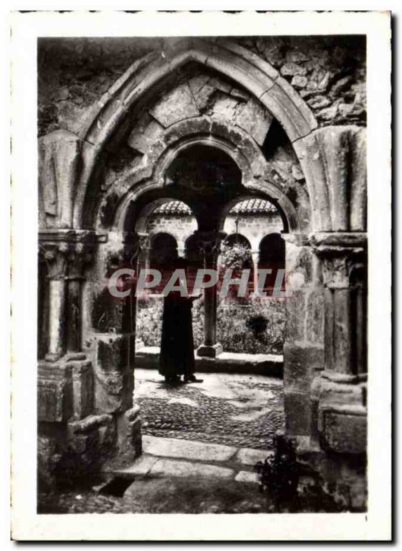 Saint Bertrand de Comminges Old Postcard The cloister galleries