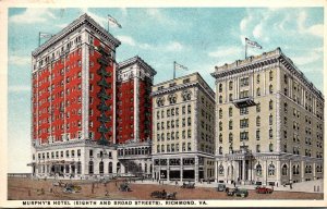Virginia Richmond Murphy's Hotel Eighth and Broad Streets 1920