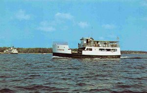 C G Richter Washington Island Ferry Transit Door County Wisconsin 1960s postcard