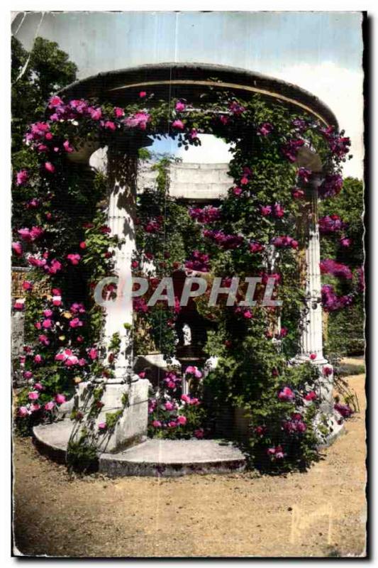 Old Postcard Images of France Rose Garden L Hay Les Roses The Temple of Love