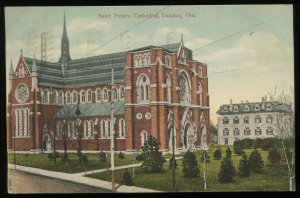 St Peters Cathedral, London, Ontario. 1913 Western Fair London slogan cancel