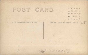 Stratton ME Natanic Hotel Main St. c1910 Real Photo Postcard