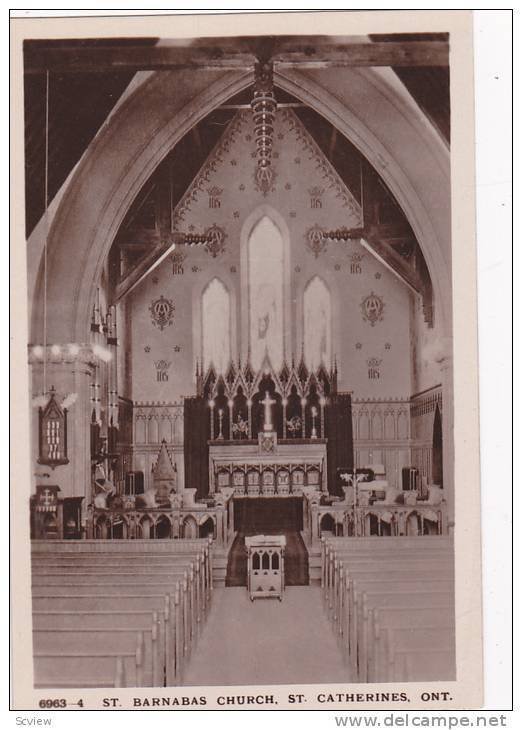 RP: St Barnabas Church Interior , ST CATHERINES , Ontario , Canada , 00-10s