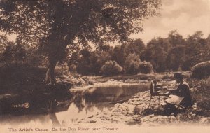 Near TORONTO, Ontario, Canada, PU-1910; The Artist's Choice- On The Don River