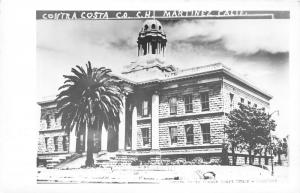 F7/ Martinez California Postcard RPPC c1950 Contra Costa County Court House