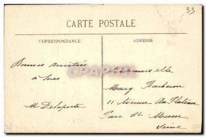 Old Postcard Bordeaux Burgundy Gate