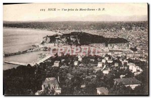Old Postcard Nice View from Mont Boron