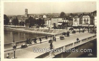 Le Pont sur la Marne Chateau-Thierry, France, Carte, Unused 