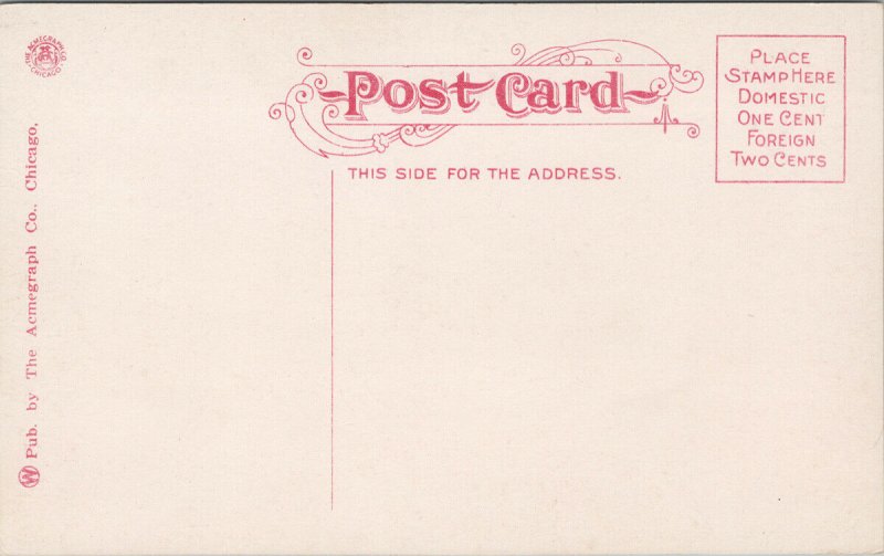 Fargo ND Campus Agricultural College Unused Acmegraph Postcard F85