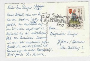 GERMANY 1958 POSTCARD   R2987 