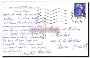 Modern Postcard Saint Michel Chef Chef Plage du Chatelet