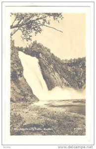 RP, Montmorency Falls, Quebec, Canada, 1920-1940s