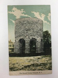 Newport RI The Round Tower Rhode Island Postcard c. 1912