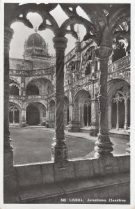 Portugal Lisbon Jeronimos Claustros photo postcard