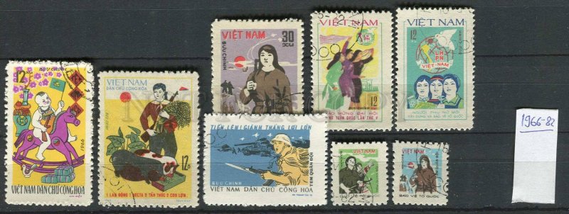 265150 VIETNAM 1966-82 used stamps MILITARY PROPAGANDA