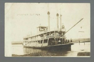 RP c1910 STEAMBOAT ECLIPSE Steamer Steamship MISSISSIPPI RIVER Riverboat