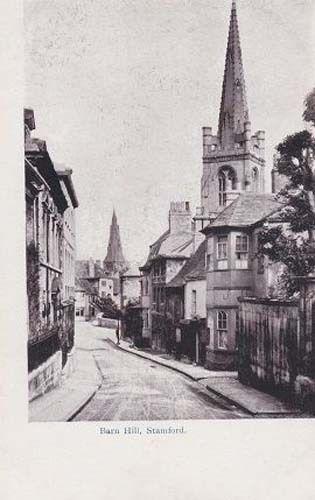 Stamford Northampton Barn Hill Antique Postcard