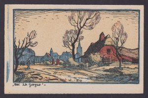 Postcard WWI Propaganda Fieldpost, K. Leginer, Aus der SAPPE