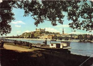 B67425 Slovakia Bratislava The Castle boats bateaux