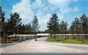 Folkston Georgia 1956 Postcard Greenland Motel