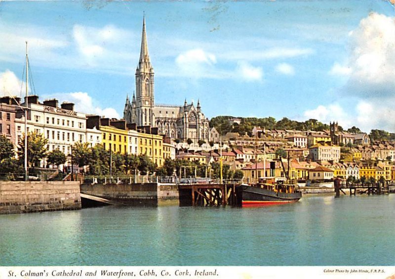 St Colman's Cathedral and Waterfront Cork Ireland 1969 