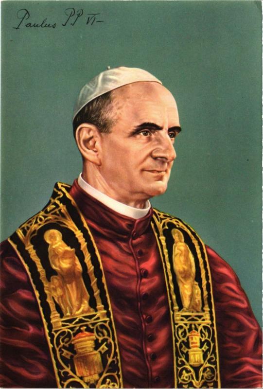 CPM CATHOLIC POPE Paulus PP VI (318355)
