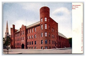 Armory Building St Paul Minnesota MN UNP UDB Postcard Z10