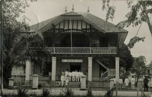 indonesia, SUMATRA TANJUNGBALAI, Javasche Bank (1910s) RPPC Postcard