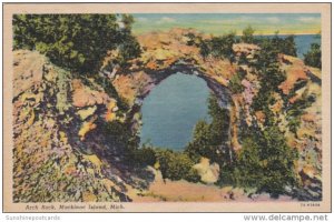 Michigan Mackinac Island Arch Rock 1959 Curteich