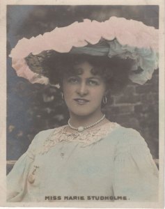 Miss Marie Studholme Edwardian Actress Midget Old Miniature Postcard