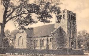 Stanhope New Jersey Church In Glen Netcong Street View Antique Postcard K27628