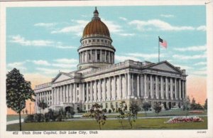 State Capitol Building Salt Lake City Utah Curteich