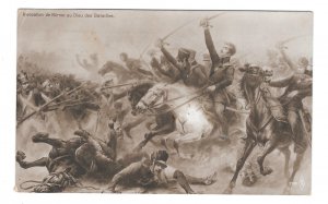 Theodor Korner Invokes Help from God Napoleonic War Battle PFB Postcard