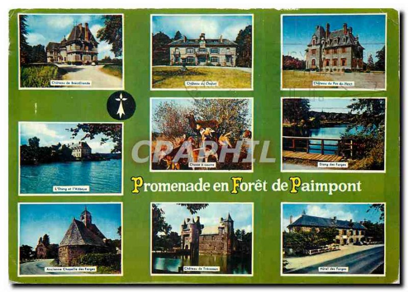 Modern Postcard Paimpont Ille et Vilaine