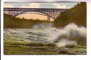 Whirlpool Rapids and Lower Steel Arch Bridge, Niagara Falls, Ontario
