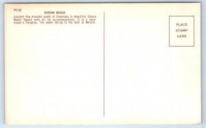 ENSENADA, MEXICO ~ Roadside ESTERO BEACH RESORT c1950s Cool Border Postcard