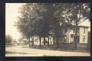 RPPC GREEN OHIO DOWNTOWN MAIN STREET SCENE VINTAGE REAL PHOTO POSTCARD