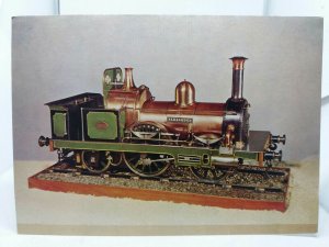 Vintage Postcard Model of 2-2-2 Tank Steam Locomotive Dublin Kingstown Rail 1851