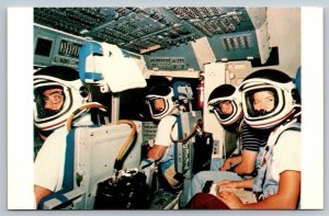 VIntage NASA Postcard - Johnson Space Center - Houston, Texas STS-7 Training