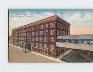 Postcard General Office, Swift & Company, Chicago, Illinois