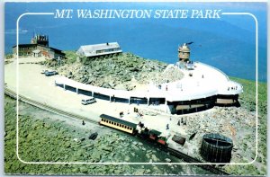 Postcard - Aerial view of Mt. Washington State Park, White Mountains - N. H.