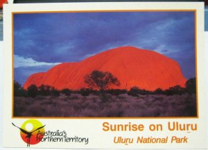 Australia Sunrise on Uluru Northern Territory - posted 1995