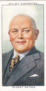 Wills Cigarette Card Radio Celebrities No 6 Sydney Baynes