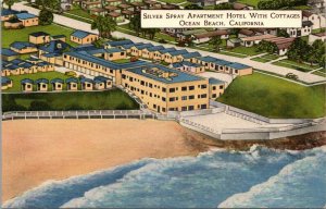 Linen PC Silver Spray Apartment Hotel with Cottages Ocean Beach, California~1574