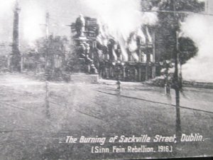 Sinn Fein Rebellion  1918 Dublin-Sackville St.-TWO CARDS