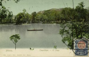 mexico, CHAPULTEPEC, El Lago (1907) Stamp