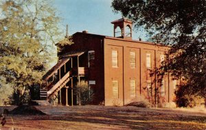 Columbia State Park, CA SCHOOL HOUSE Gold Rush Town c1950s Vintage Postcard