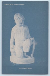 Statue Of St. Joseph Library Little Boy Blue Eugene Field Memorial Postcard