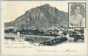73114 - Vintage postcard LECCO City - LA GRIGNA 1900 Lucia-