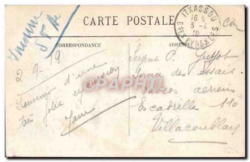 Old Postcard Itxassou the Pas de Roland La breche